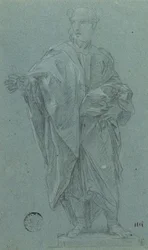 Estudo para uma estátua do apóstolo Pedro